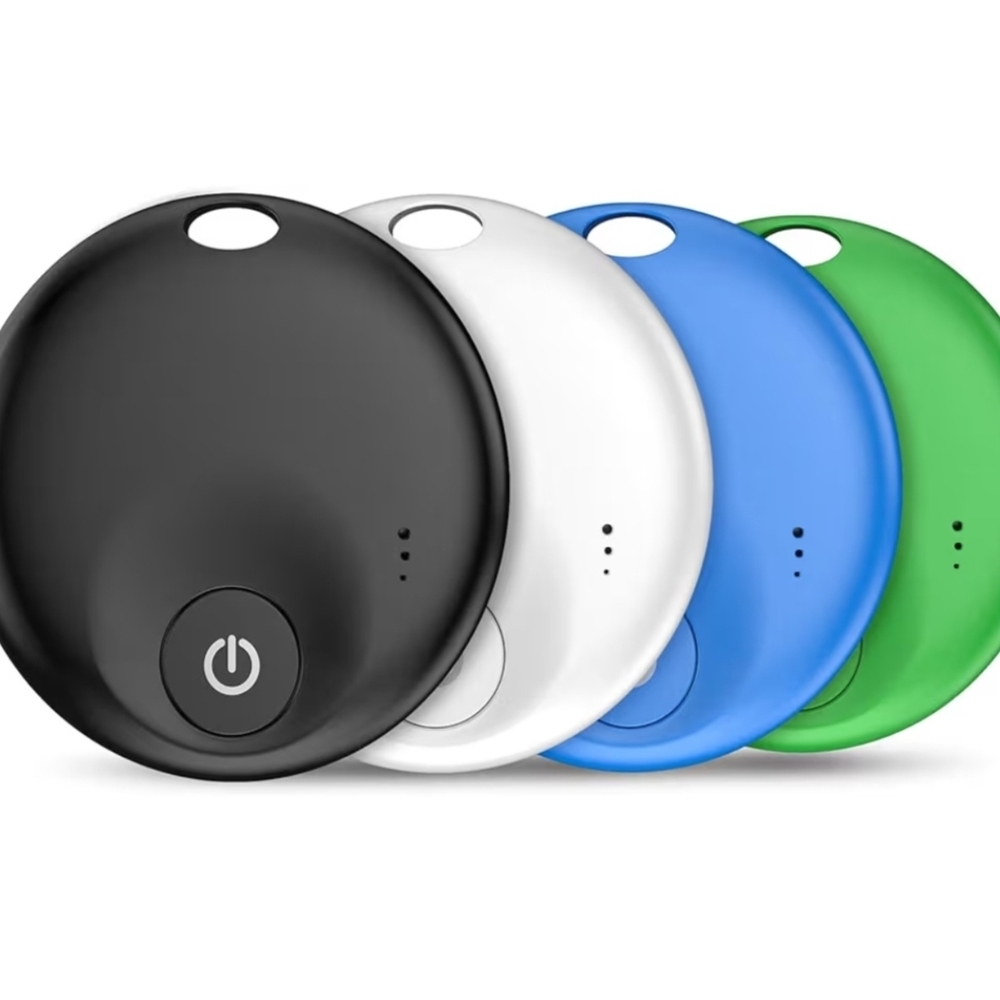 4 Pack Bluetooth Tracker Key Finder Works with Apple Find My App Smart Tag...